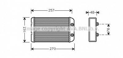 AVA QUALITY COOLING fta6254 -  Теплообменник, отопление салона